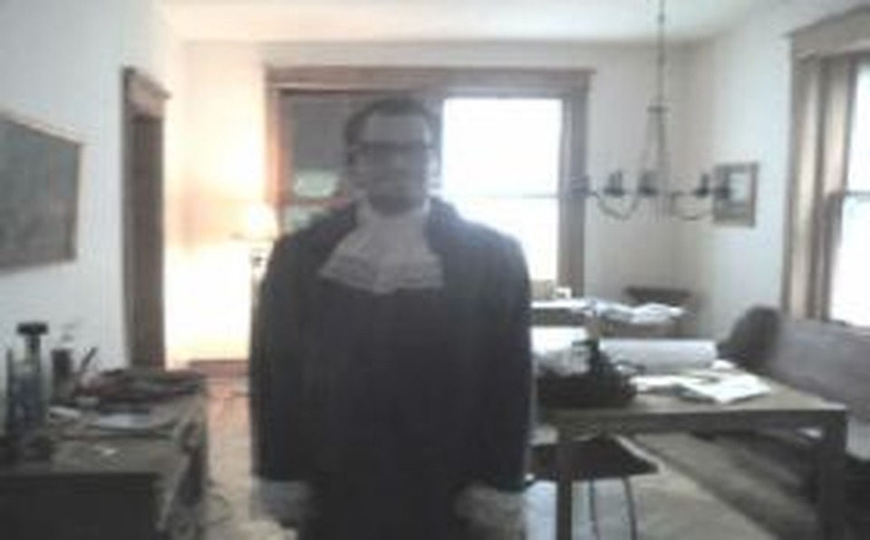 Gregory Slate in undercover clothing